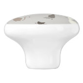 Katzenmuster Keramikknauf (Seitenansicht)