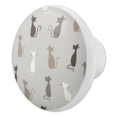 Katzenmuster Keramikknauf (Rechts)