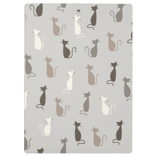 Katzenmuster Klemmbrett (Rückseite)