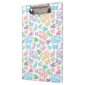 Katzenmuster Klemmbrett (Links)