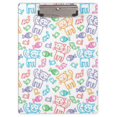 Katzenmuster Klemmbrett (Vorderseite)