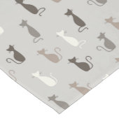 Katzenmuster Kurzer Tischläufer (Ecke)