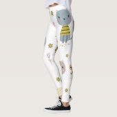 Katzenmuster Leggings (Links)