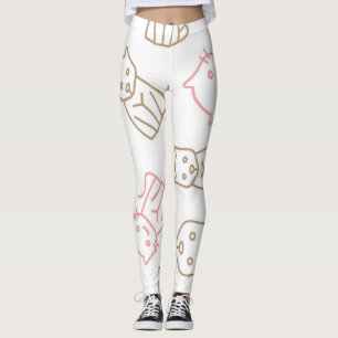 Katzenmuster Leggings