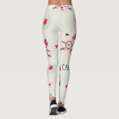 Katzenmuster Leggings (Rückseite)