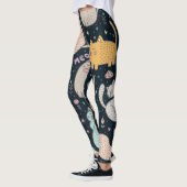 Katzenmuster Leggings (Links)
