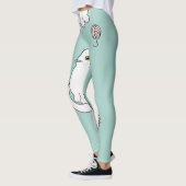 Katzenmuster Leggings (Links)