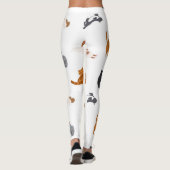 Katzenmuster Leggings (Rückseite)