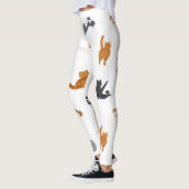 Katzenmuster Leggings (Links)