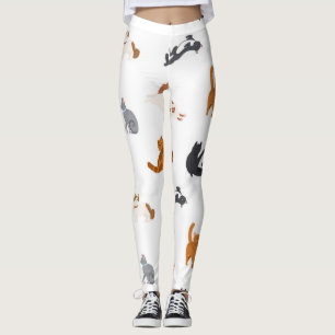 Katzenmuster Leggings