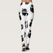Katzenmuster Leggings (Rückseite)
