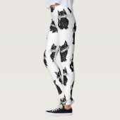 Katzenmuster Leggings (Links)