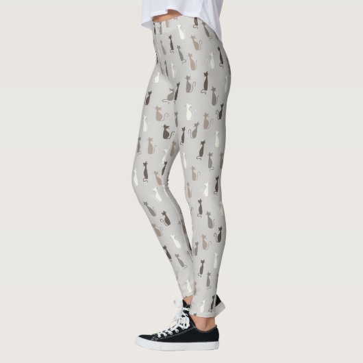 Katzenmuster Leggings (Links)