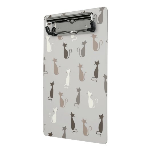 Katzenmuster Mini Klemmbrett (Gewinkelt2)