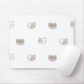 Katzenmuster Mousepad (Mit Mouse)