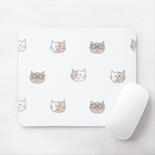 Katzenmuster Mousepad (Mit Mouse)