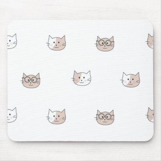 Katzenmuster Mousepad (Vorne)