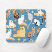 Katzenmuster Mousepad (Mit Mouse)