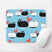 Katzenmuster Mousepad (Mit Mouse)
