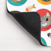Katzenmuster Mousepad (Ecke)