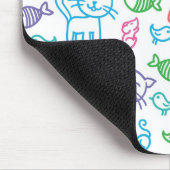 Katzenmuster Mousepad (Ecke)