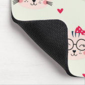 Katzenmuster Mousepad (Ecke)
