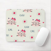 Katzenmuster Mousepad (Mit Mouse)