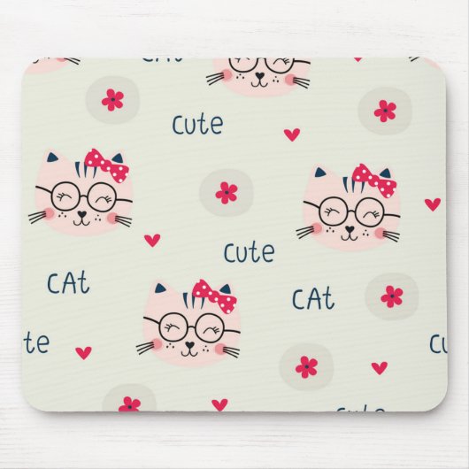Katzenmuster Mousepad (Vorne)