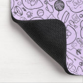 Katzenmuster-Mousepad Mousepad (Ecke)