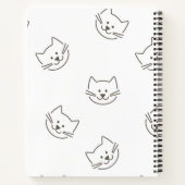 Katzenmuster Notizblock (Rückseite)