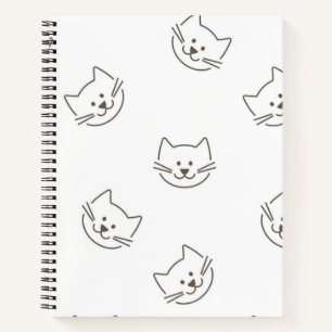Katzenmuster Notizblock