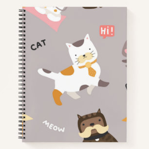 Katzenmuster Notizblock