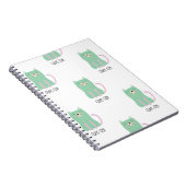 Katzenmuster Notizblock (Rechte Seite)