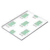 Katzenmuster Notizblock (Linke Seite)