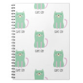 Katzenmuster Notizblock (Vorderseite)