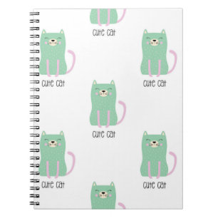 Katzenmuster Notizblock