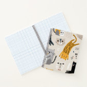 Katzenmuster Notizblock (Innenseite)