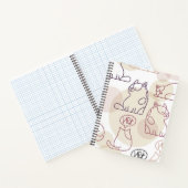 Katzenmuster Notizblock (Innenseite)