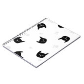 Katzenmuster Notizblock (Linke Seite)