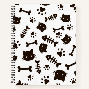 Katzenmuster Notizblock