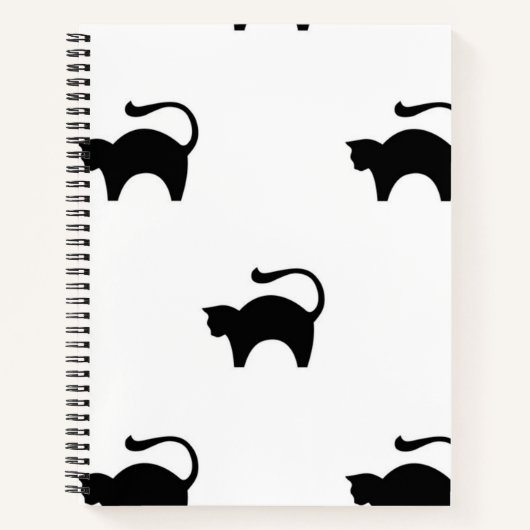 Katzenmuster Notizblock (Vorderseite)