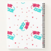 Katzenmuster Notizblock (Rückseite)