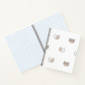 Katzenmuster Notizblock (Innenseite)