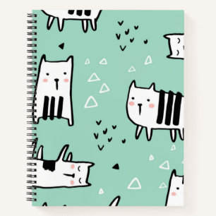 Katzenmuster Notizblock