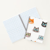 Katzenmuster Notizblock (Innenseite)