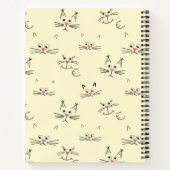 Katzenmuster Notizblock (Rückseite)