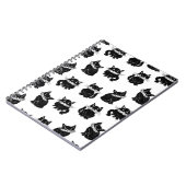 Katzenmuster Notizblock (Linke Seite)