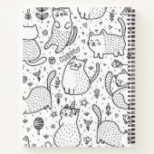 Katzenmuster Notizblock (Rückseite)
