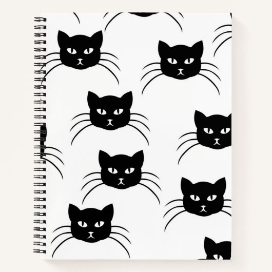 Katzenmuster Notizblock (Vorderseite)