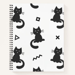 Katzenmuster Notizblock